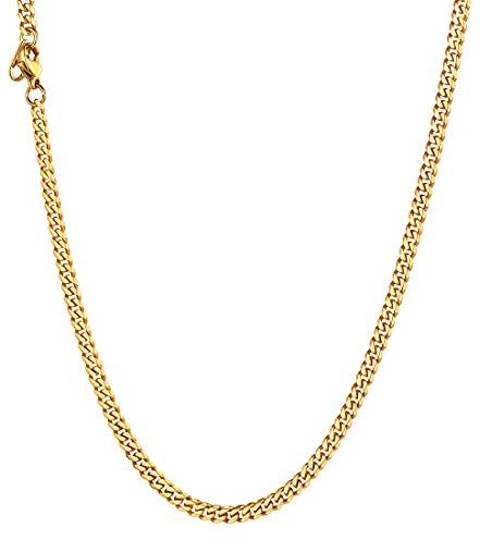 U7 Gold Chains 30 Inch Mens, Women Long Chain Necklace