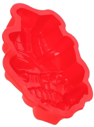 HEMOTON Stampo Babbo Natale in Silicone 3D Per Dolci Torta Cioccolato E Fondente Teglia Antiaderente 7.3X4.5X1.6 Pollici Per Decorazioni Natalizie E Feste Fai-Da-Te