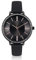 KIMOMT Damenuhren Lederband Luxus Quarzuhren wasserdichte Mode Kreative Armbanduhr für Damen Mädchen Damen (Schwarz(809))