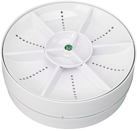 Mini Dishwasher for Home, Portable USB Installation Free Dish Washing Machine, Compact Turbo Washer for Home Kitchen Apartment for Dishware Fruit Vegetable (Green)
