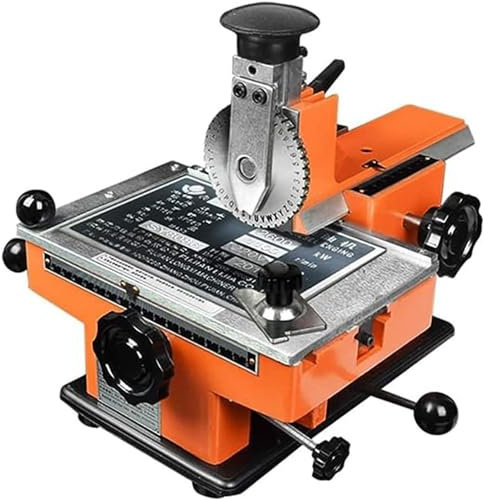 GBHJJ Manuelle Stahl-Prägemaschine, Metall-Aluminium-Legierung halbautomatische Typenschild-Metalletiketten-Erkennungsmarken-Druckmaschine, Verschiedene Zeichenräder optional,2.5mm