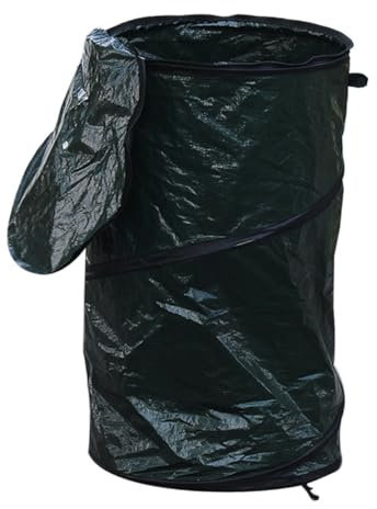 POPETPOP Für Gartenabfälle 45 X 80 Cm Kompostbeutel Mit Reißverschluss Laubsammeleimer Für Den Außenbereich