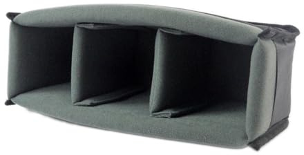 BaotyJie Custodia per Fotocamera Inserti Antiurto Divisore Rimovibile Viaggio DSLR Fotocamera Borsa per Fotografia Imbottita Spessa Borsa per Inserto per, Grigio