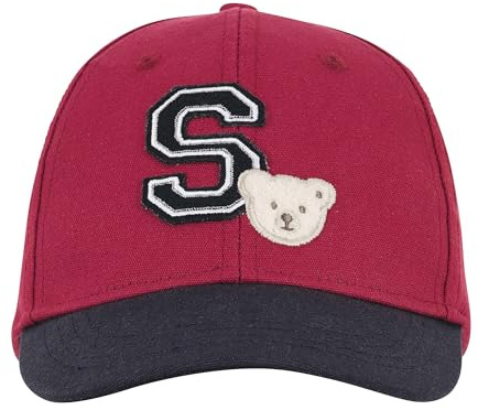 Steiff Baseballkeps EU storlek 53 jester röd, baseballkeps för barn, snygg keps för småbarn, solskydd för pojkar och flickor, Hovnarrsröd, 53