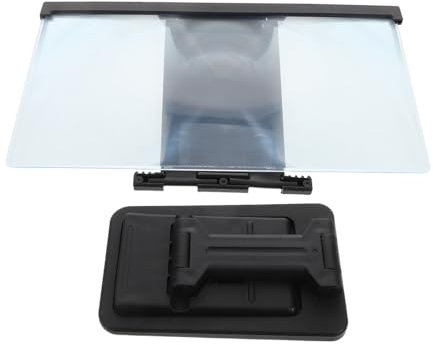 DIYEAH Portable with and Mobile Phone Screen Magnifier Stand 12 Inch for Eye Protection Foldable Acrylic Design Enhanced Viewing during Movies and Video Calls