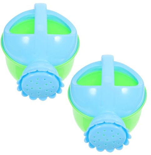 Milisten Juguetes De Baño para Niños 2 Piezas, Regadera De Plástico Segura, Tamaño Pequeño, Divertida para Ducha y Juegos De Agua Playa y Baño