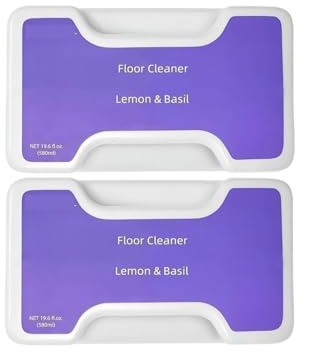 Solution de nettoyage sol 580 ml, compatible avec Narwal Freo Z Ultra, Z10, détergent concentré multi-surfaces for robot aspirateur et vadrouille(2PCS)