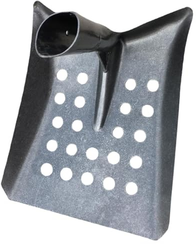HOMSFOU Pelle de Nettoyage Plate Multifonction en Métal pour Ferme et Jardin, Adaptée Nettoyage des Fossés et Évacuation des Eaux Usées, Utilisable pour Moutons et Volailles
