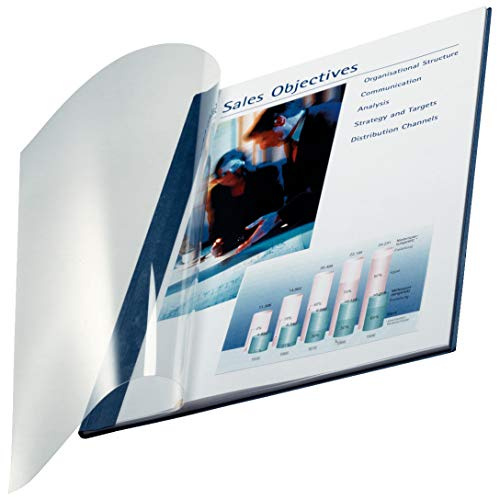 Leitz 7398-00-35 Buchbindemappe impressBind, A4, 3,5 mm, blau, Soft