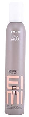 Wella Professionals EIMI Natural Vol Espuma de peinado Fijadora y volumizante Fijación suave Protección contra la deshidratación del cabello y el calor 300ml