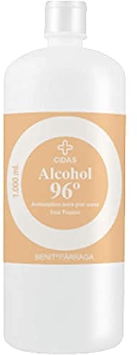 Cidas Alcohol Ctl.96º 000cc Uso Topico, Multicolor, 1 Litro