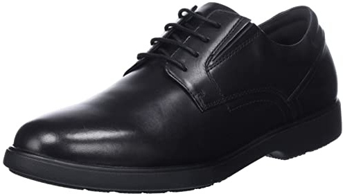 Geox Homme U Spherica Ec11 Wide Tissu Oxford, Noir, 44 EU