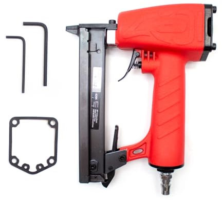 Jieotwice 425k Air Cloueuse Agrafeuse Pistolet Pneumatique U Type Pistolet pour Rotin Aluminium Métal Pôle Meubles 410K 413K 416K 418K Agrafes