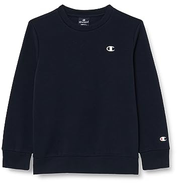 Champion Unisex barn legacy basics B-Ultralight Powerblend Fleece Crewneck sweatshirt, Marinblå, 11-12 �r