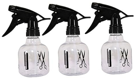 minkissy Lot De 3 Vaporisateurs De Coiffure En Plastique Robuste Réutilisables Écologiques Et Multifonctionnels Pour La Coupe De Cheveux Et Lentretien Des Fleurs