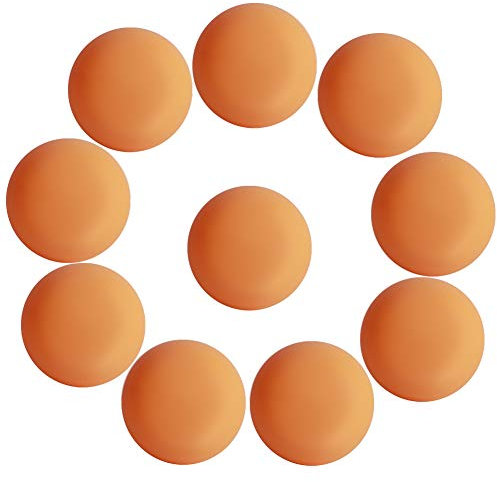 Tischtennisbälle, Tischtennisbälle, 40+ Durchmesser, 10 Stück, Gelber, Abbaubarer, Nahtloser ABS-Tischtennisball für Alle Arten von Unterhaltungswettbewerben