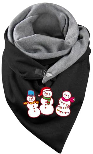 Dreieckstuch Damen, Weihnachtsschal Damen, Damen Schal Winter, Halstuch Damen, Kaschmir Sch Bequem Strick Dreieckschal Damen Mit Christmas Lustigen Muster Bunt Strickschal Damen Für Jungen Und Mädchen