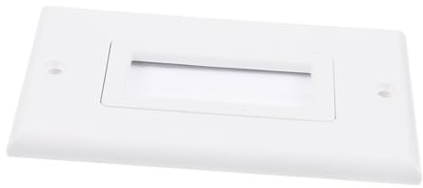QUMIIRITY Bürsten-wandplatte Für Kabeldurchführung Wandplatten Zur Kabelorganisation Einzel-wandplatte Als Kabelbürstenplatte Bürsten-wandplatte Für Durchführung Von Niederspannungskabeln Wa
