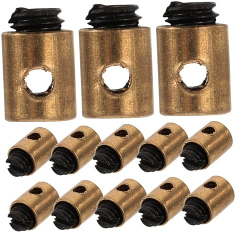 ABOOFAN Morsetti per Cavi Acceleratore e Frizione in Metallo, Kit 20 Pezzi per Veicoli a Due Ruote e Scooter, Accessori per Manutenzione e Modifica Parti Motore, Compatibili