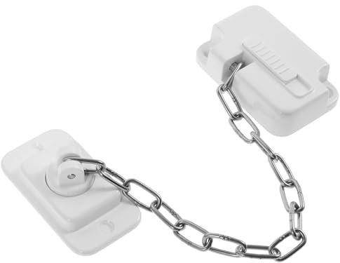 SHINEOFI Sicherheitsschloss Aus Edelstahl Mit Kette Für Türen Robust Und Rostfrei Schützt Vor Unerwünschten Zugriffen Für Hotels Wohnungen Und Schlafzimmer