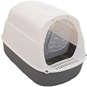Dualoai Urina Portatile per Gatti con Cappuccio E Toilette per Gatti Chiusa con Coperchio