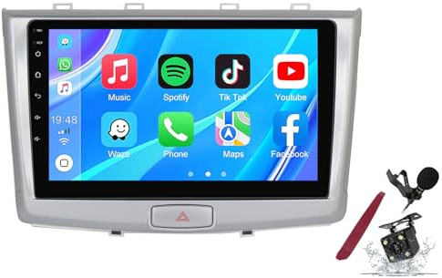 Android 14 Car Radio Sat Navi para H-aval H6 (2016-2018) Reproductor Multimedia con Pantalla táctil de 9 Pulgadas con navegación GPS Carplay inalámbrica FM RDS Bluetooth 5G-WiFi SWC DSP,M100s