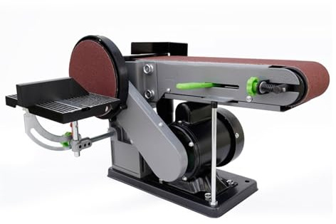 Ponceuse À Bande Abrasive Électrique 350 W, Port D'extraction De Poussière, Ponceuse À Polir À Angle Fixe For Le Travail Du Bois Et Du Métal Largement Utilisé