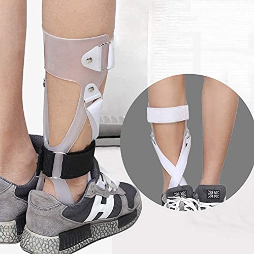 Tobillera ortopédica AFO para soporte de caída de pie, férula eficaz para pies flácidos, adecuada para hombres y mujeres