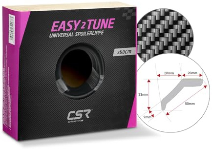 CSR-Automotive Easy²Tune Carbon-Look Universal Spoilerlippe zum ankleben ZB131-C