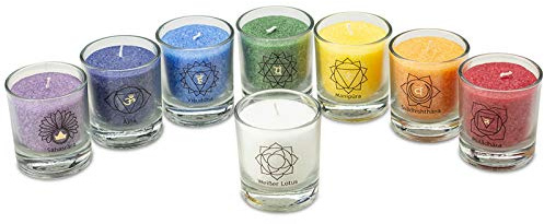 Palm Light Chakra-set, 8 st. (Set), 8 färger, blandad, 30400-1
