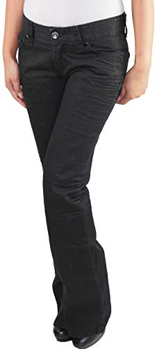 Sotala Damen Jeans Bootcut Bootcutjeans Schlaghose Schlagjeans Flared Stretch Hüftjeans Hose