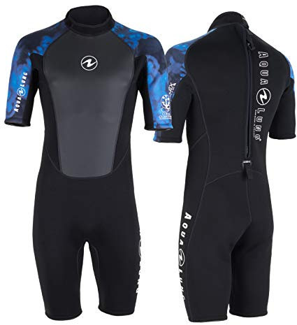 Aqua Lung Hydroflex Herren Shorty schwarz-blau, Größe:XL