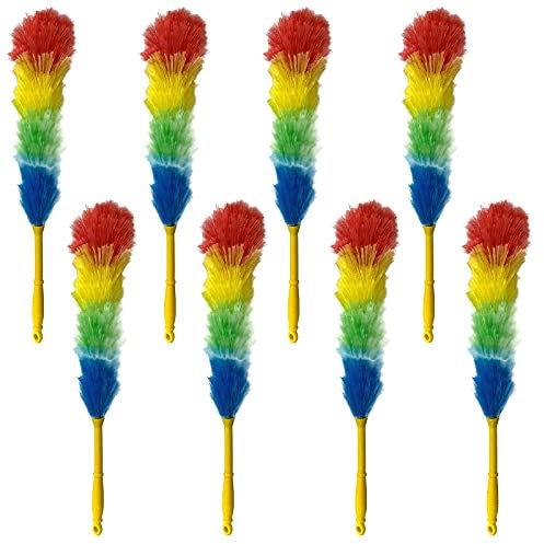 8 stycken dammvippa 58 cm dammtorkare handdammuppsamlare dammvisp spindelvävsborste