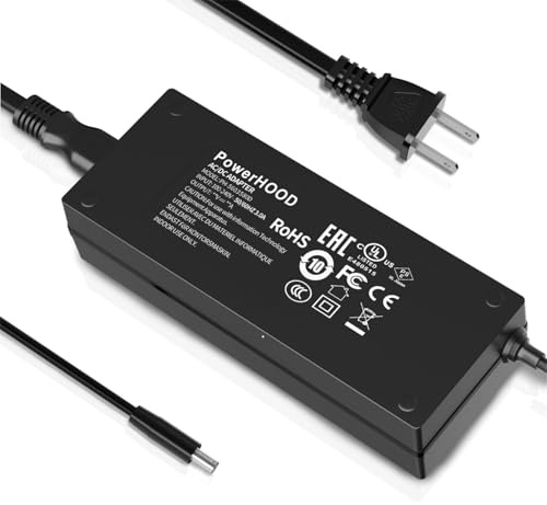 PowerHOOD UL Listed 19V AC/DC Adapter Compatible with Positive Grid Spark CAB 140-Watt Powered Guitar Amp Speaker Cabinet 19VDC DC19V 19volt 19.0 Volts Power Supply Cord Battery Charger Cable PSU