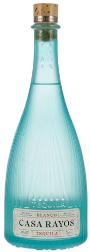 Casa Rayos Blanco Tequila 70cl, 40 pct ABV - Crafted in Mexico with a founding Tequila family - 100 pct Blue Weber Agave, smooth and vibrant - Ideal for Margaritas, Palomas or neat