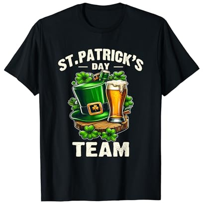 St-Patricks Team l'Équipe De La Saint Patrick Bière Humour T-Shirt