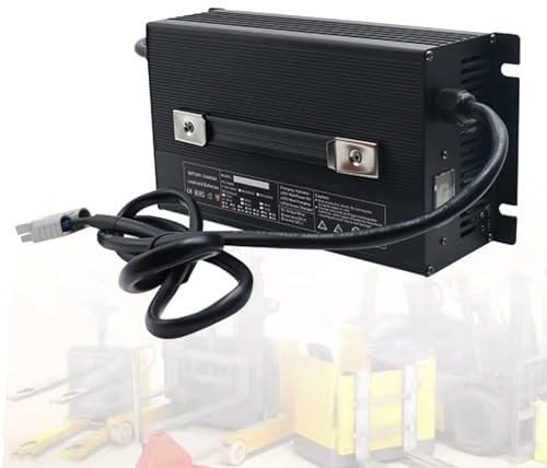 HYDTGZ Batterieladegerät 36 V 30 A Gabelstaplerbatterien Ladegeräte mit 50 A/120 A/175 A/350 A Anderson Stecker für Elektro Gabelstapler, Golfwagen, Elektro Palettenheber, Scheuersaugmaschine,350a