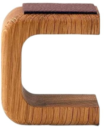 Teksome Klockställ för män,Wood Display Stand - Elegant Display Tower - Med läderkudde Solid Wood Single Display, klockställ för män kvinnor, handgjorda för alla modeller