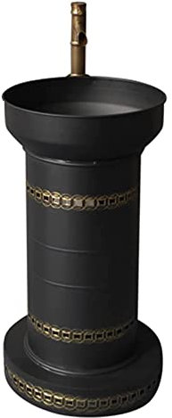 Mobile lavabo da bagno indipendente con piedistallo Art Hotel Home Mobile lavabo in stile industriale con lavabo, mobile lavabo da bagno con piedistallo sotto il lavandin(Bronze-Without mirror)