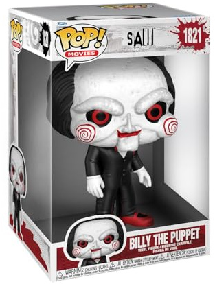 Funko Pop! Jumbo: Saw - Billy the Puppet - Collectable Vinyl Figure - Gift Idea - Official Merchandise - Toys for Kids & Adults - Movies Fans - Model Figure for Collectors and Display