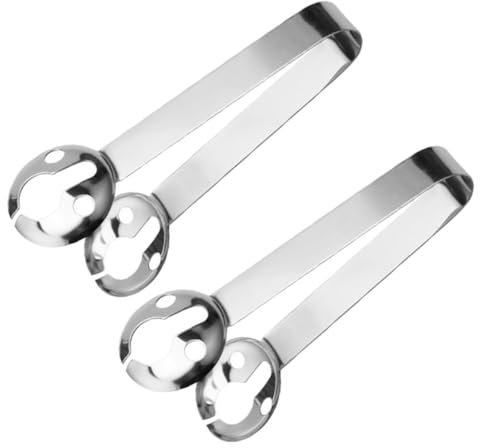 OFFSCH Set Di Cucchiai Spremi Bustine Di Tè - Colino - Pinze Da Tè in Acciaio Inossidabile Facili Da Pulire Per La Cucina Di Casa