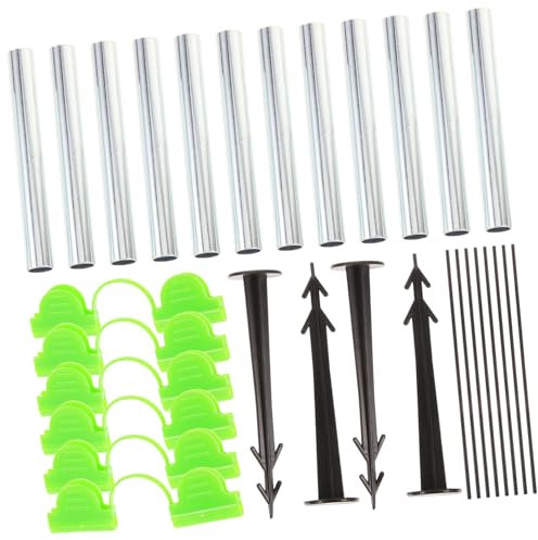 CANIGHT Ensemble De Filets De Jardin De Cerceaux pour Plantes pour Plantes en Maille pour Kit D'accessoires pour Tunnel De Culture en Rangée
