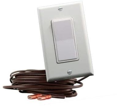 Sky-WS Skytech OEM Wall Mounted On/Off Fireplace Control Rocker Switch Kit for Millivolt Systems