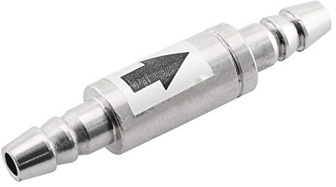 DGZZI Check Valve Stainless Steel One Way Non-Return Check Valve for Aquarium Co2 System Aquarium CO2 Diffuser