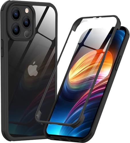 Phoneaura FÜR iPhone 11 PRO MAX 360 Grad Schutzhülle, 11 Pro max Handyhülle Ganzkörper Case mit Zwei Panzerfolien Displayschutz, Kameraschutz Komplettschutz (Deutsches Design)