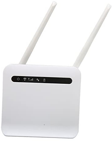 Bewinner Router 2023 4G LTE con Slot per Scheda SIM Sbloccato, Router WiFi Wireless a Doppia Frequenza da 300 Mbps, 4 Porte LAN RJ45, 1 Porta USB 2.0, Modem 4G UMTS/HSPA/LTE, Scheda SIM Standard