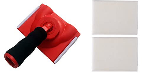 BestAlice Multifunktionale Latex-Farbkanten-Pinsel für Zuhause, Wand, Decke, Ecken, Pinsel, Werkzeuge, tragbarer Farbkantenschneider mit Ersatzschwamm-Pads