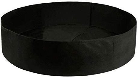 Yardwe Filz-pflanztasche Runde Hängepflanzsack Für Drinnen Und Draußen Gartenpflanzen-anbau Mit Tasche Für Stauden Sukkulenten Zimmerpflanzen Gemüse Schwarz