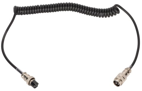 Tosuny CB Radio Microphone Extension Cable, Microphone Male to Female Extension Cables, 4 Pin Microphone Extension Cord for Cobra, Uniden CB Radios