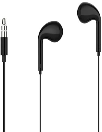 GEEKRIA Cuffie per Roku Remote, cuffie intrauricolari con cavo da 3,5 mm compatibili con Roku Voice Remote Pro, Ultra Remote, ascolterai i tuoi film e programmi TV preferiti (nero)